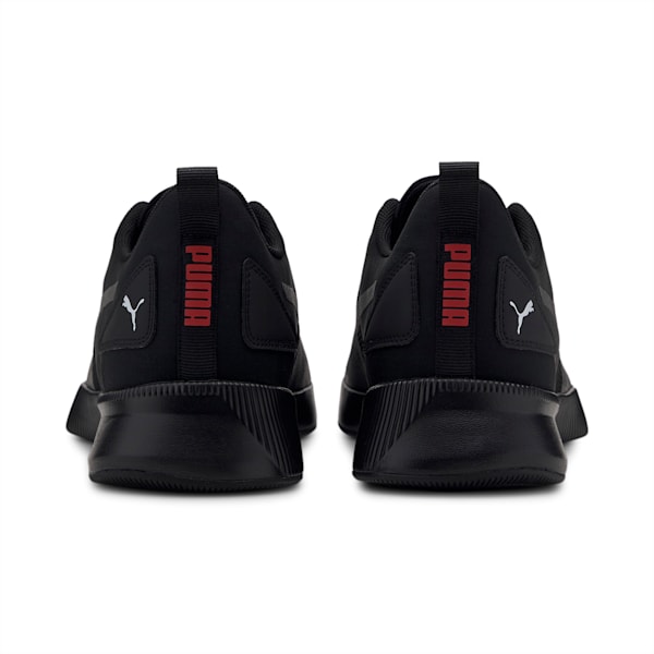 Tenis para correr Flyer Runner, Puma Black-High Risk Red, large-MEX