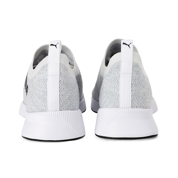 Flyer Runner Engineered Knit Men's Running Shoes, Puma White-Quarry-Puma Black, large-ZAF