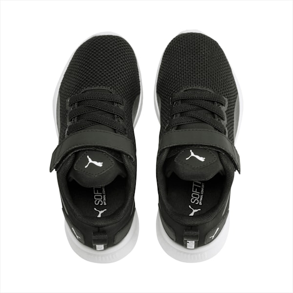 Tenis Flyer Runner V Infantiles, Puma Black-Puma White, large-MEX
