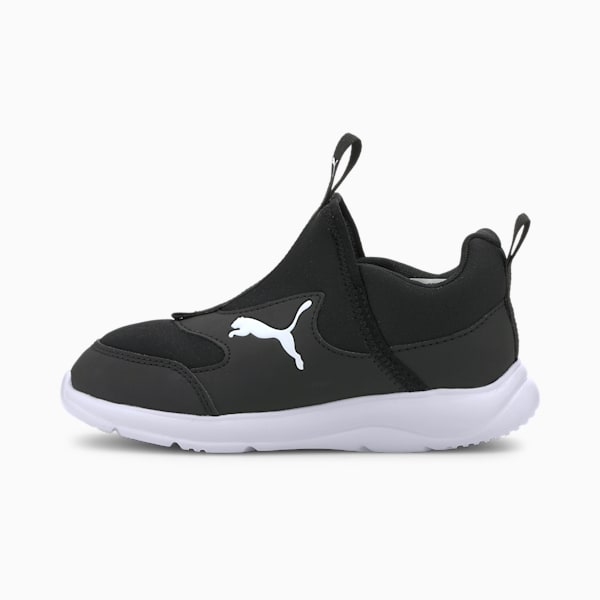 Fun Racer Slip-On Shoes Kids, Puma Black-Puma White, large-ZAF