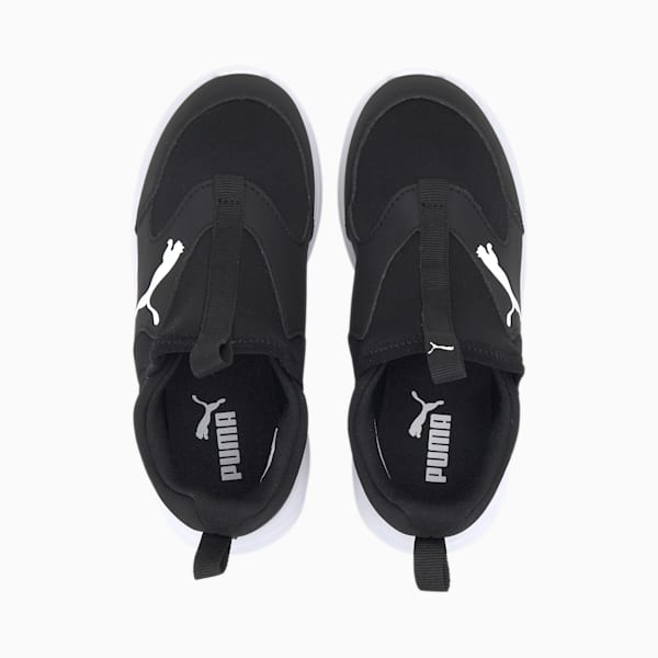 Fun Racer Slip-On Shoes Kids, Puma Black-Puma White, large-ZAF