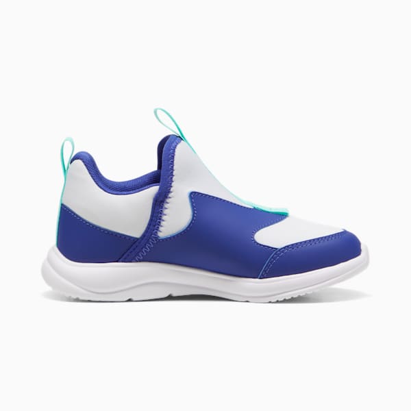 Fun Racer Slip-On Shoes Kids, Silver Mist-Mint-Lapis Lazuli, large-ZAF