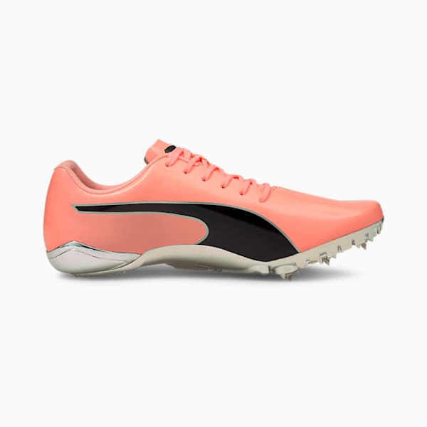 evoSPEED Electric 10 Track and Field Shoes, Elektro Peach-Puma Black-Puma Silver, large-ZAF