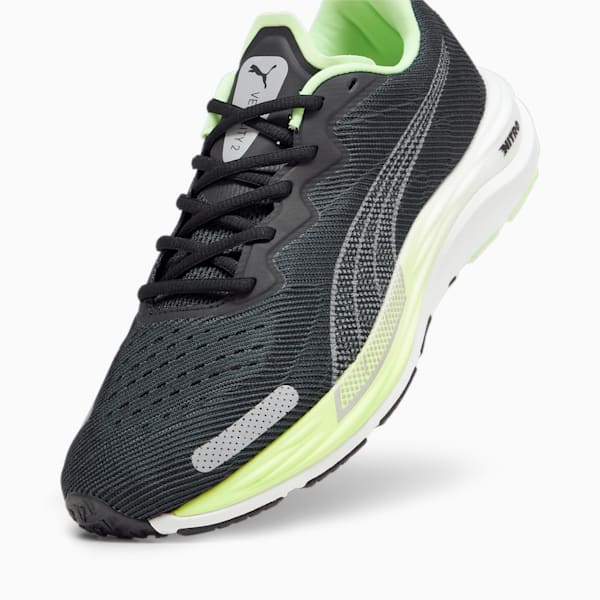 Zapatillas Velocity Nitro 2 de running, Puma Black-Speed Green, large-ARG