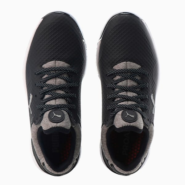 PROADAPT ALPHACAT Men's Golf Shoes, Puma Black-Puma Silver-QUIET SHADE, large-ZAF
