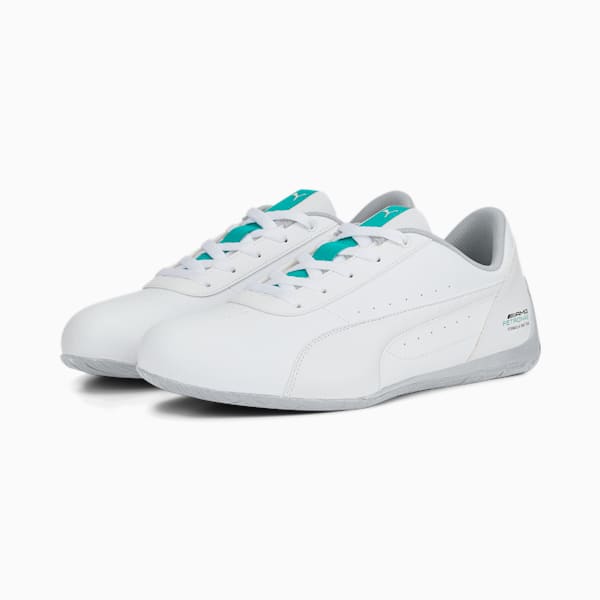 Mercedes F1 Neo Cat Motorsport Shoes, Puma White-Spectra Green, large-ZAF