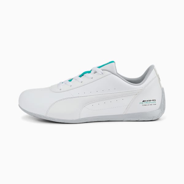 Mercedes F1 Neo Cat Motorsport Shoes, Puma White-Spectra Green, large-ZAF