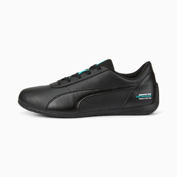 Mercedes F1 Neo Cat Motorsport Shoes, Puma Black-Spectra Green, large-ZAF