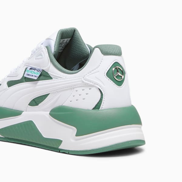 Mercedes F1 X-Ray Speed Motorsport Shoes, PUMA White-Eucalyptus, large-ZAF