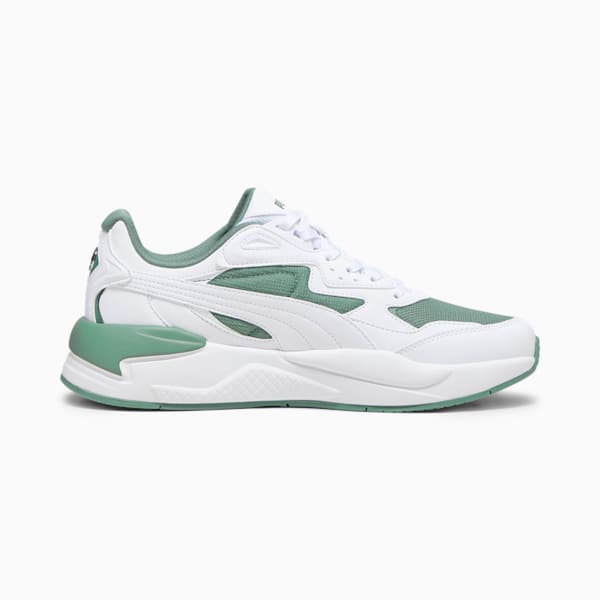 Mercedes F1 X-Ray Speed Motorsport Shoes, PUMA White-Eucalyptus, large-ZAF