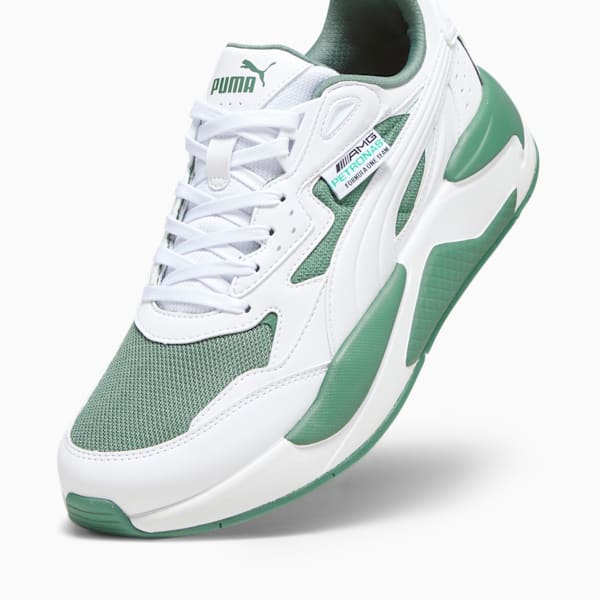 Mercedes F1 X-Ray Speed Motorsport Shoes, PUMA White-Eucalyptus, large-ZAF