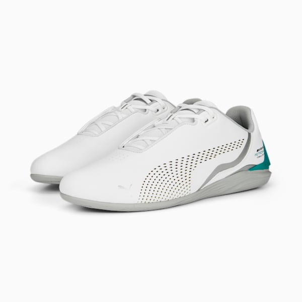 Mercedes-AMG Petronas Formula 1® Drift Cat Decima Motorsport Shoes, PUMA White-Spectra Green-Mercedes Team Silver, large-ZAF