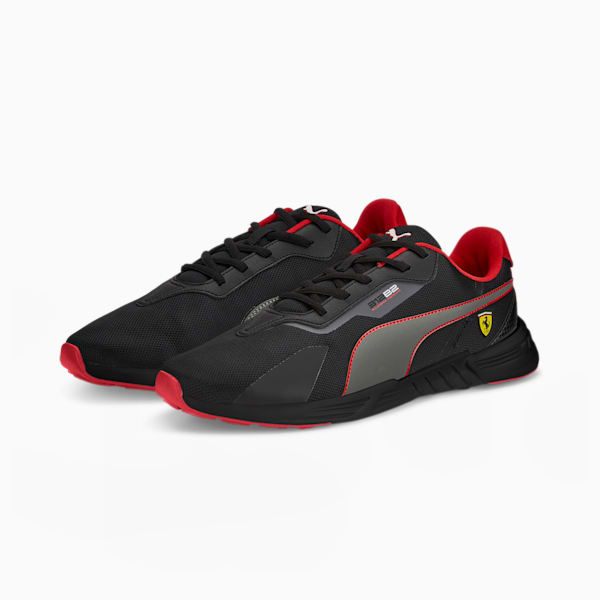 Scuderia Ferrari Tiburion Motorsport Shoes, Puma Black-Puma Black, large-ZAF