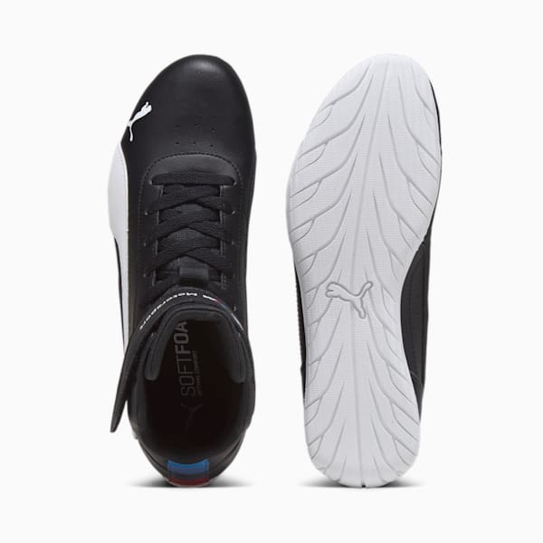 BMW M Motorsport Neo Cat Mid Motorsport Shoes, PUMA Black-PUMA White, large-ZAF