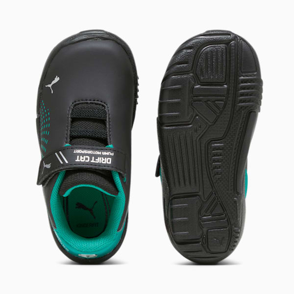 Mercedes-AMG Petronas Drift Cat Decima Toddlers' Motorsport Shoes, PUMA Black-Spectra Green, large-ZAF
