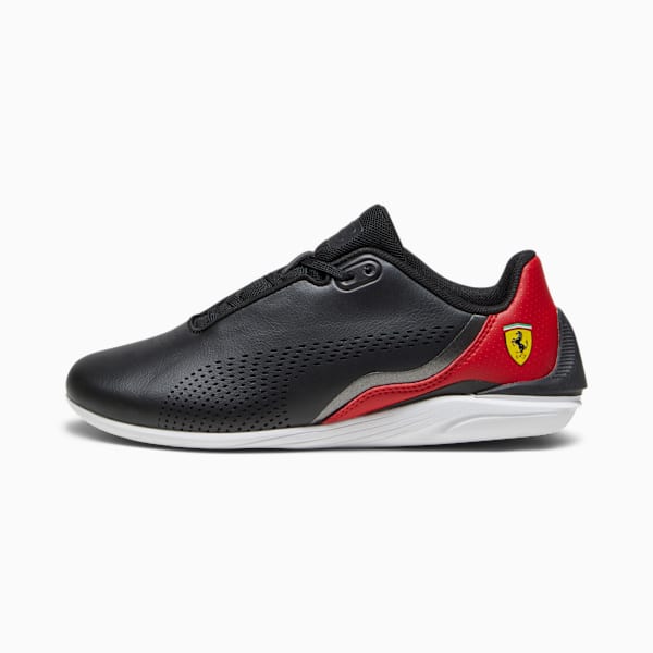 Teniss de automovilismo Scuderia Ferrari Drift Cat Decima para jóvenes, PUMA Black-Rosso Corsa-PUMA White, large-MEX