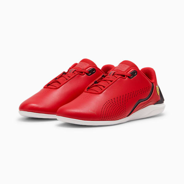 Scuderia Ferrari Drift Cat Decima Motorsport Shoes Youth, Rosso Corsa-PUMA Black, large-ZAF
