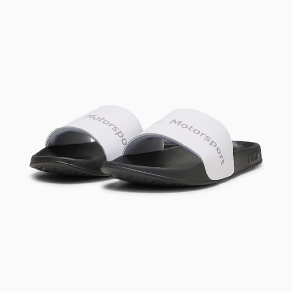Ojotas BMW MMS Logo Leadcat 2.0, PUMA White-PUMA Black, large-ARG