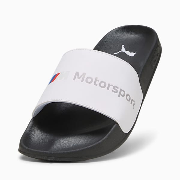 Ojotas BMW MMS Logo Leadcat 2.0, PUMA White-PUMA Black, large-ARG
