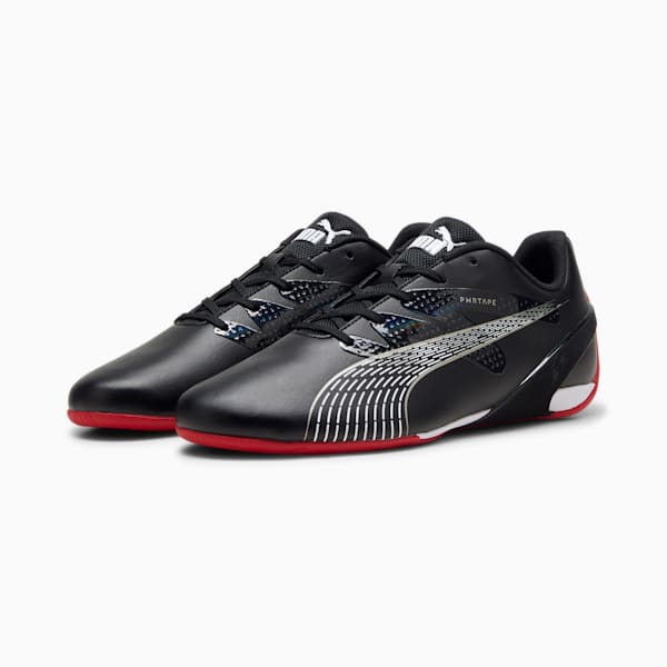 Scuderia Ferrari Carbon Cat Driving Shoes, PUMA Black-PUMA White-Rosso Corsa, large-ZAF