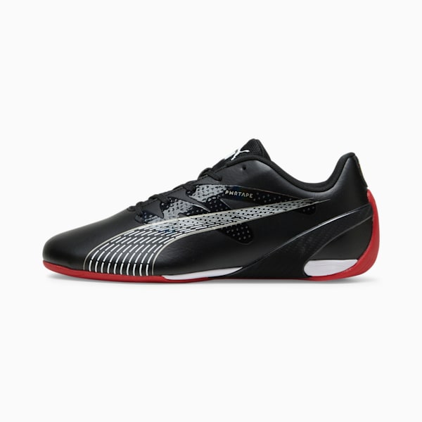 Scuderia Ferrari Carbon Cat Driving Shoes, PUMA Black-PUMA White-Rosso Corsa, large-ZAF