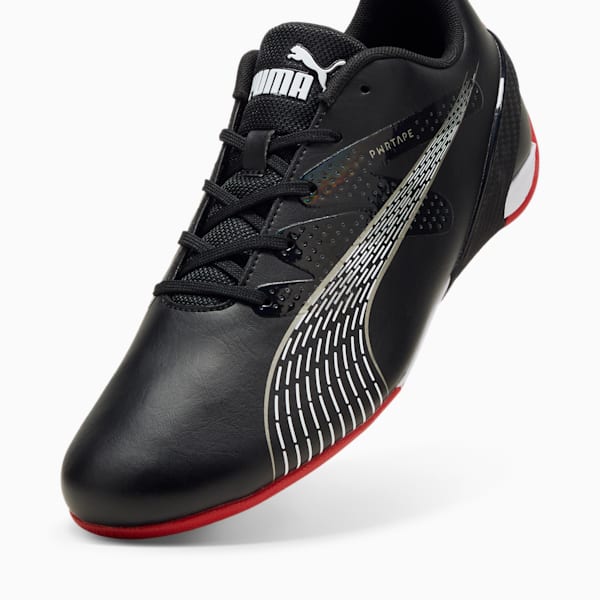 Scuderia Ferrari Carbon Cat Driving Shoes, PUMA Black-PUMA White-Rosso Corsa, large-ZAF