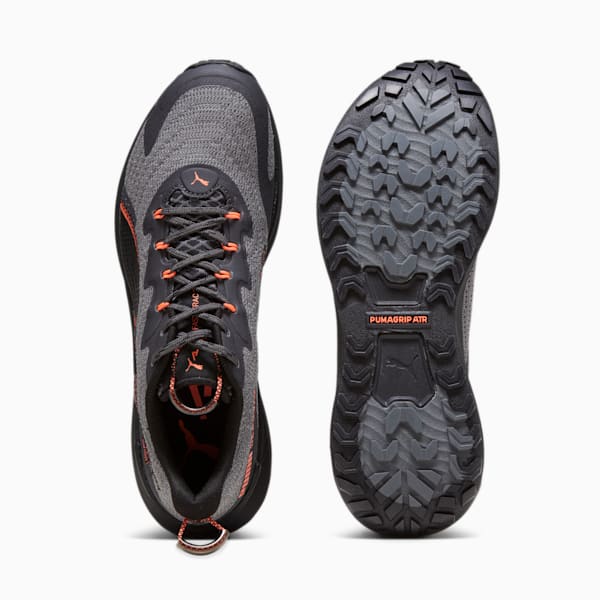 Fast-Trac NITRO 2 Men's Trail Running Shoes, Cool Dark Gray-Neon Sun, large-ZAF