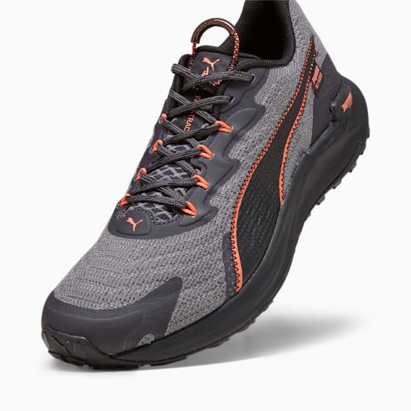 Fast-Trac NITRO 2 Men's Trail Running Shoes, Cool Dark Gray-Neon Sun, large-ZAF