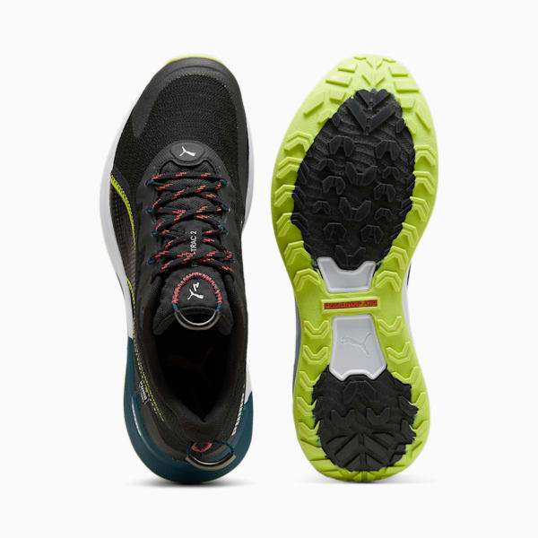 Fast-Trac NITRO 2 Men's Trail Running Shoes, PUMA Black-Lime Pow-Ocean Tropic, large-ZAF