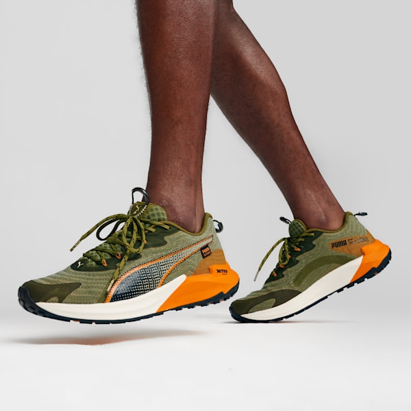 Zapatillas de trail running Fast-Trac NITRO 2 para hombre, Olive Green-Myrtle-Ginger Tea, large-ARG