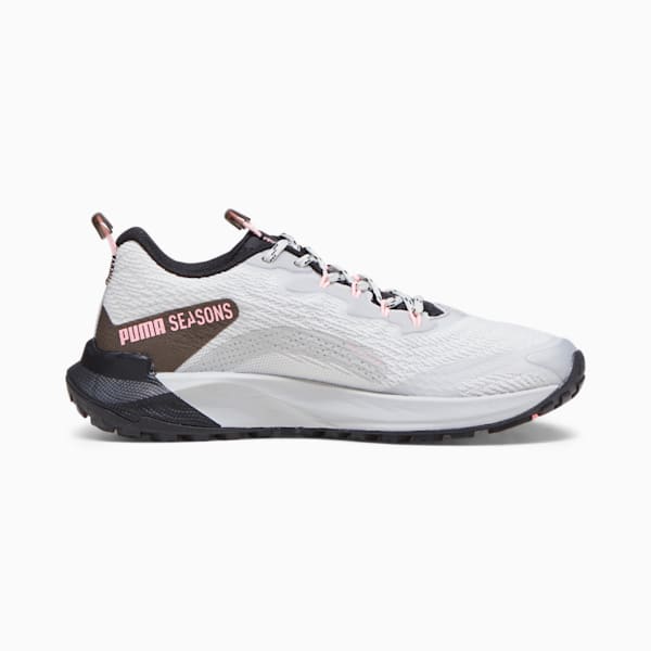 Zapatillas de trail running Fast-Trac NITRO 2 para mujer, Ash Gray-PUMA Black-Koral Ice, large-ARG