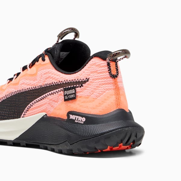 Fast-Trac NITRO 2 Women's Trail Running Shoes, Neon Sun-Alpine Snow-PUMA Black, large-ZAF