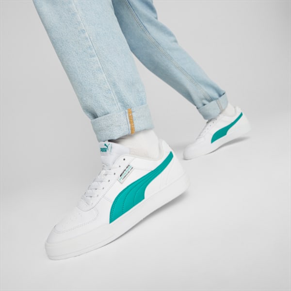 Tenis de automovilismo Mercedes-AMG Petronas Motorsport Caven, PUMA White-Spectra Green, large-MEX