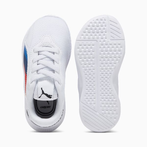 Tenis para conducir BMW M Motorsport Lilburion Infantiles pequeños, PUMA White-Cool Cobalt-Pop Red, large-MEX