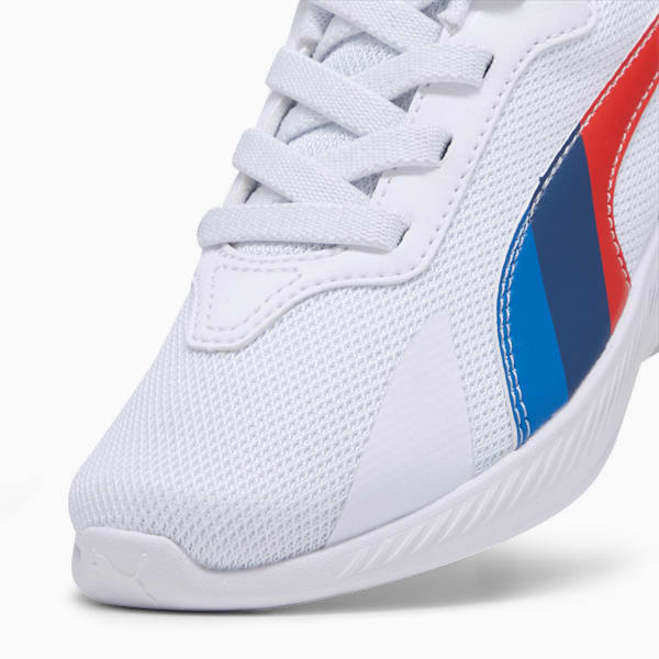 Tenis para conducir BMW M Motorsport Lilburion Infantiles, PUMA White-Cool Cobalt-Pop Red, large-MEX