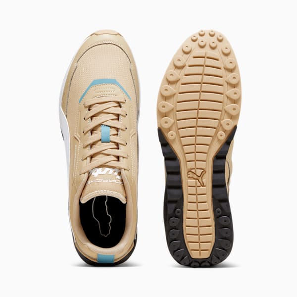 Porsche Legacy SPEEDFUSION Driving Shoes, Sand Dune-PUMA White-PUMA Black, large-ZAF
