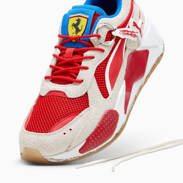 Scuderia Ferrari x Joshua Vides RS-X Sneakers, Rosso Corsa-Frosted Ivory, large-ZAF