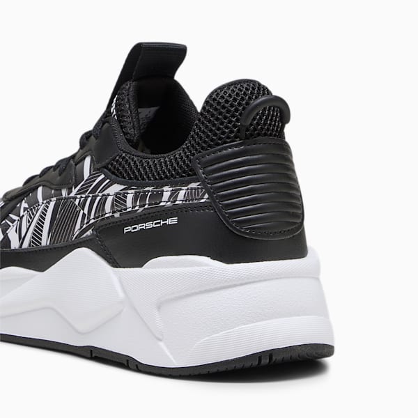 Porsche Legacy RS-X Camo Sneakers, PUMA Black-PUMA White, large-ZAF
