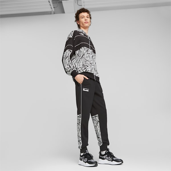 Porsche Legacy RS-X Camo Sneakers, PUMA Black-PUMA White, large-ZAF