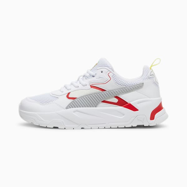 Zapatillas Scuderia Ferrari Trinity para hombre, PUMA White-PUMA Silver-Rosso Corsa, large-ARG