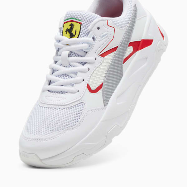 Zapatillas Scuderia Ferrari Trinity para hombre, PUMA White-PUMA Silver-Rosso Corsa, large-ARG