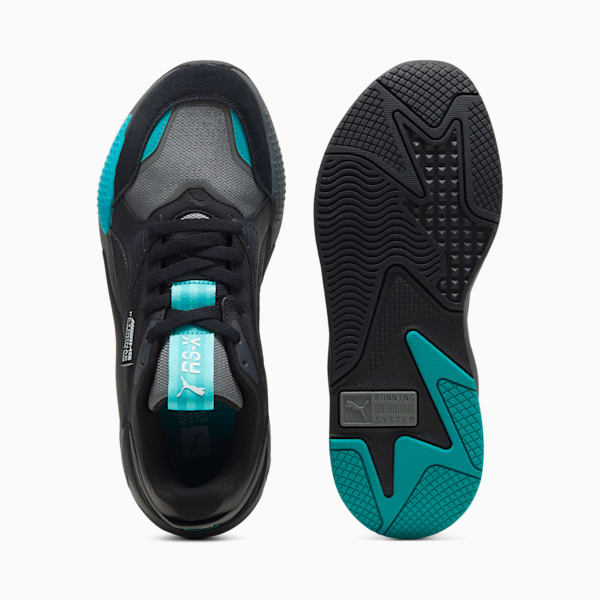 Mercedes AMG-Petronas F1® RS-X Unisex Sneakers, PUMA Black-Flat Medium Gray-Sheen Green, large-ZAF