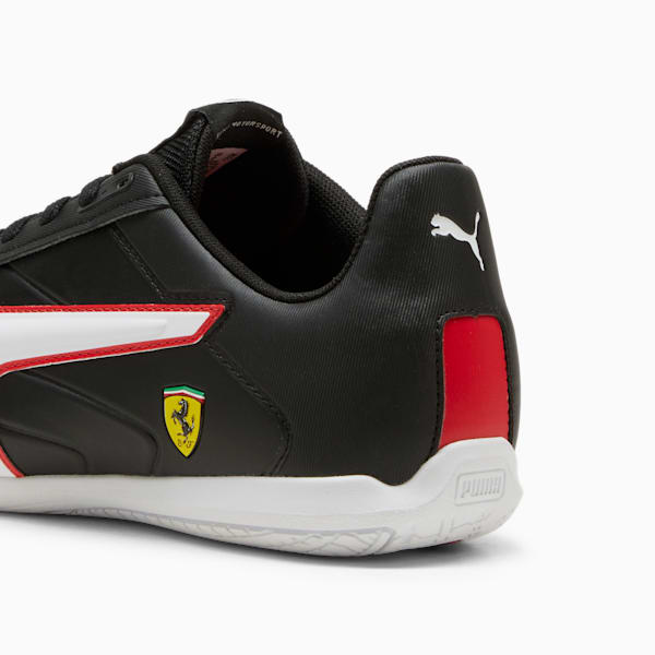 Scuderia Ferrari Tune Cat Driving Shoes, PUMA Black-PUMA White, large-ZAF