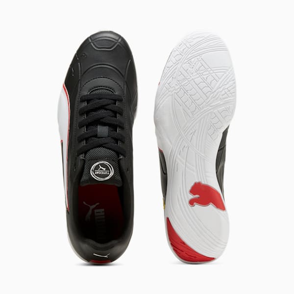 Scuderia Ferrari Tune Cat Driving Shoes, PUMA Black-PUMA White, large-ZAF