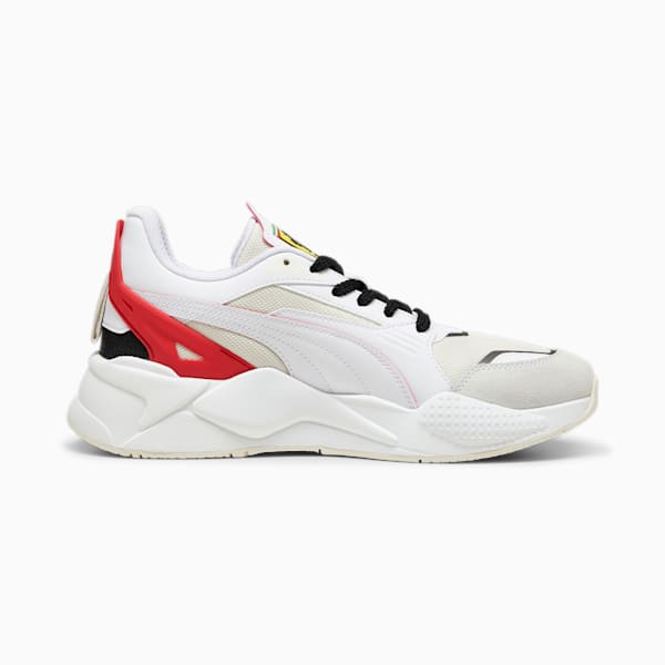 Zapatillas Ferrari RS-X unisex, Frosted Ivory-PUMA White-Rosso Corsa, large-ARG