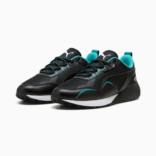 Mercedes AMG-Petronas F1® SPEEDFUSION 2.0 Unisex Shoes, PUMA Black-Sheen Green, large-ZAF