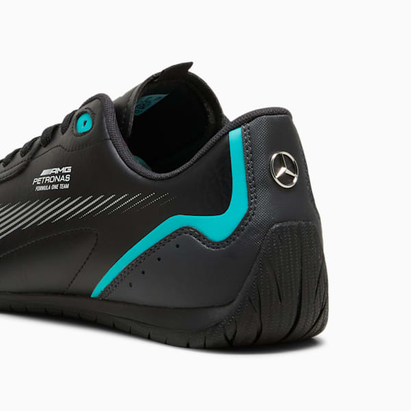 Mercedes-AMG PETRONAS Neo Cat 2.0 Driving Shoes, PUMA Black-Sheen Green, large-ZAF