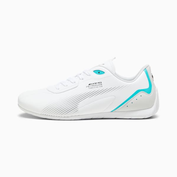 Mercedes-AMG PETRONAS Neo Cat 2.0 Driving Shoes, PUMA White-Sheen Green, large-ZAF