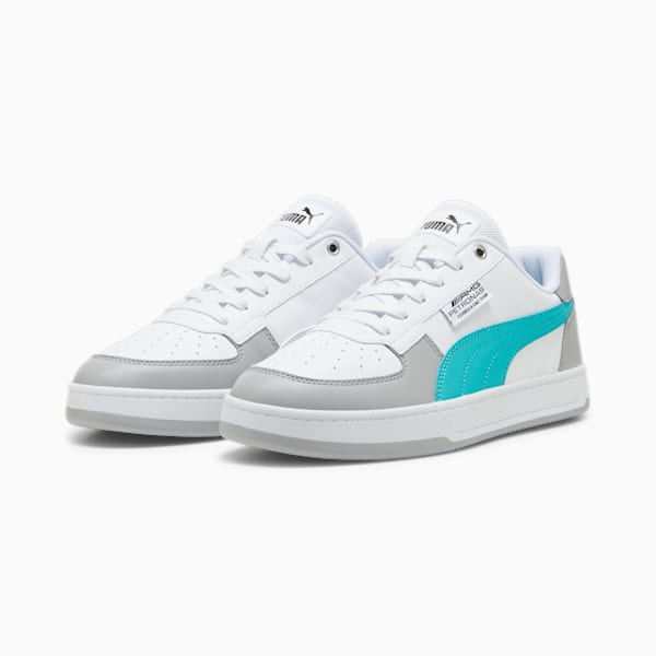 Mercedes-AMG PETRONAS Caven 2.0 Sneakers, PUMA White-Sheen Green- Team Silver, large-ZAF