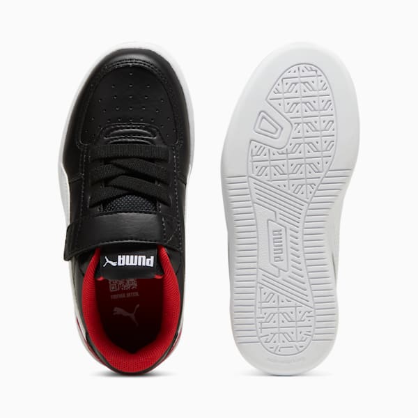 Scuderia Ferrari Caven 2.0 Kids' Sneakers, PUMA Black-PUMA White-Rosso Corsa, large-MEX